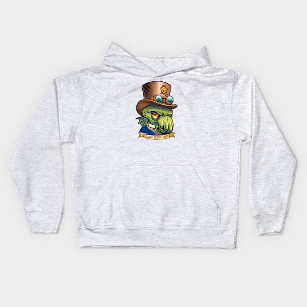 Lord Cthulhu Kids Hoodie by ChetArt